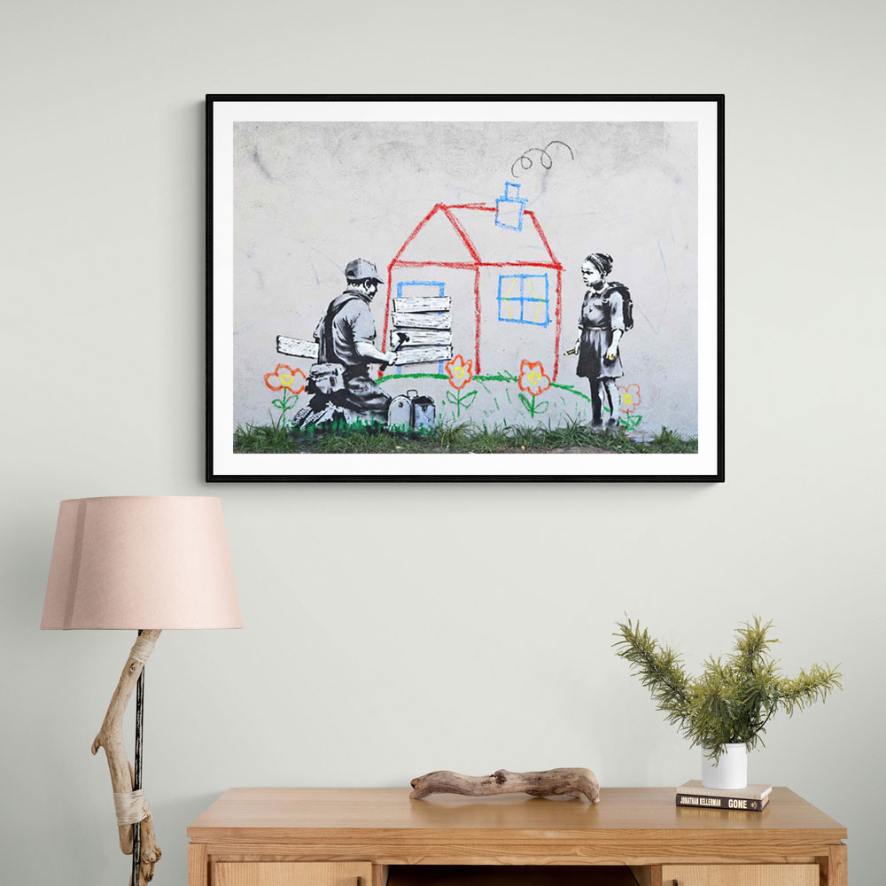 Crayon for Closure Banksy Wall Art